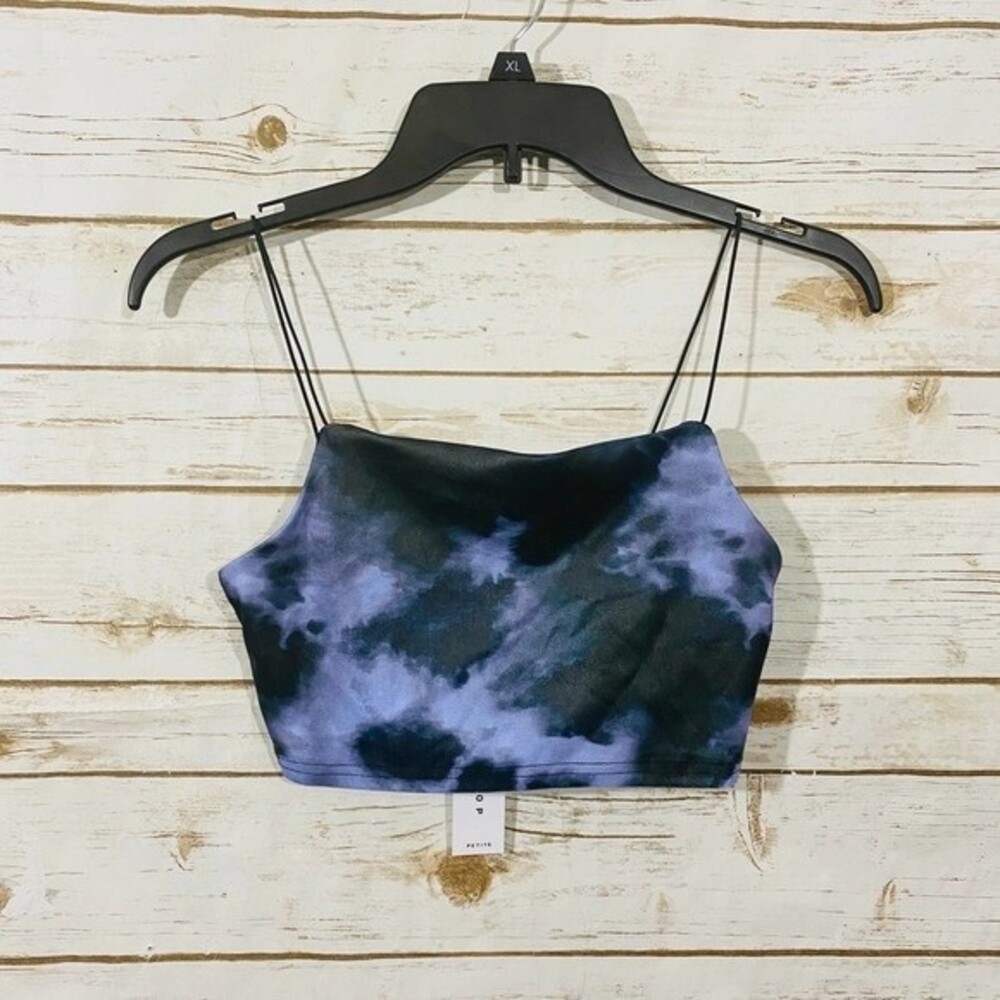 Topshop Women's Bralette Top Size 2P Blue Spaghetti Strap